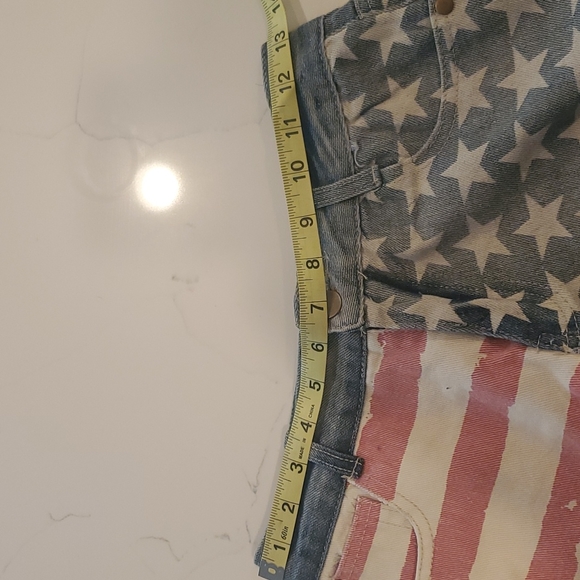 Trails American Flag Denim Shorts - Picture 3 of 5